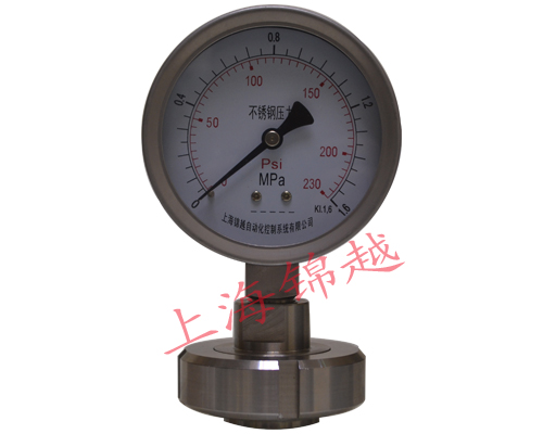 不銹鋼隔膜耐震壓力表 Y-60BFZ/MN Y-100BFZ/MN Y-150BFZ/MN